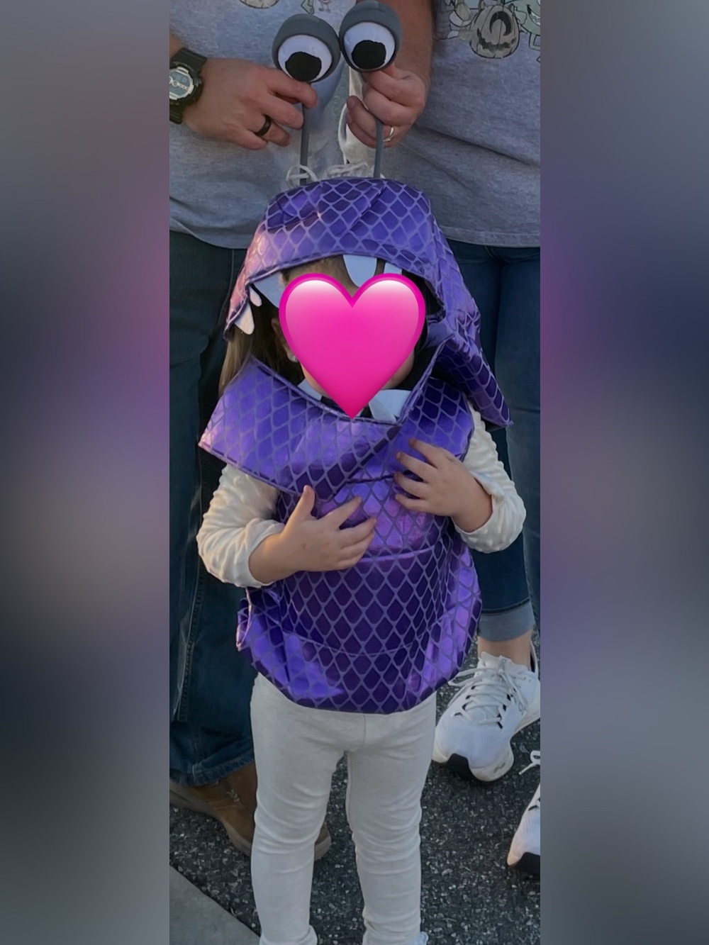 Toddler “Boo” monsters inc costume